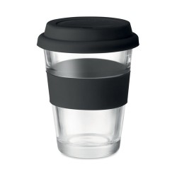 Gobelet en verre personnalisable  350 ml - ASTOGLASS Matières : verre Couleurs : noir cadeau collaborateur premium