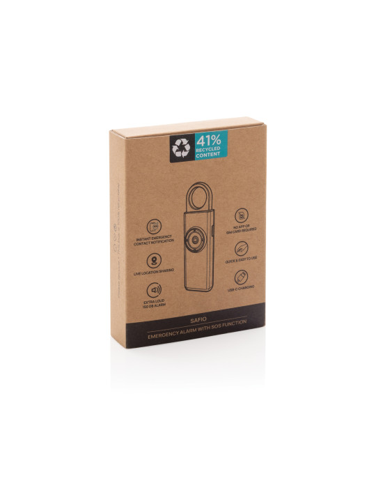 Alarme personnelle rechargeable Safio RCS personnalisable