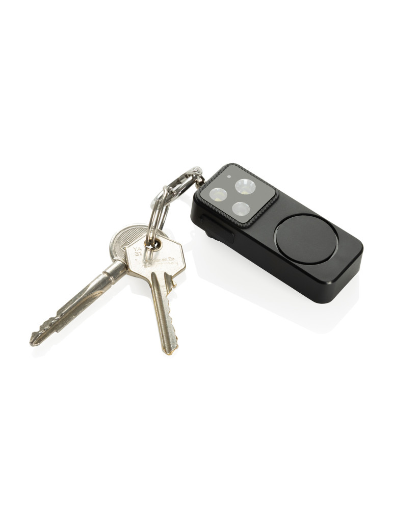 Porte-clés alarme GuardBuddy RCS rechargeable personnalisable