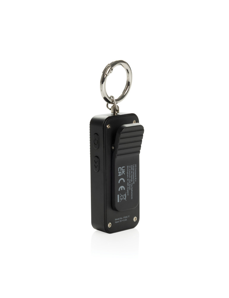 Porte-clés alarme GuardBuddy RCS rechargeable personnalisable