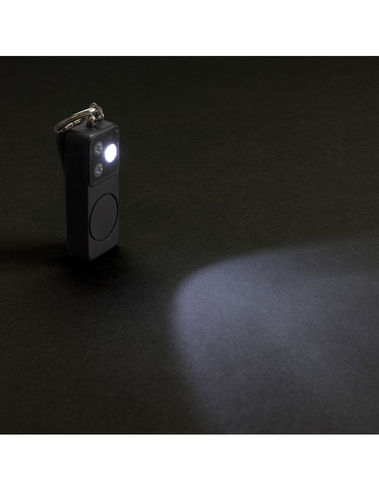 Porte-clés alarme GuardBuddy RCS rechargeable personnalisable