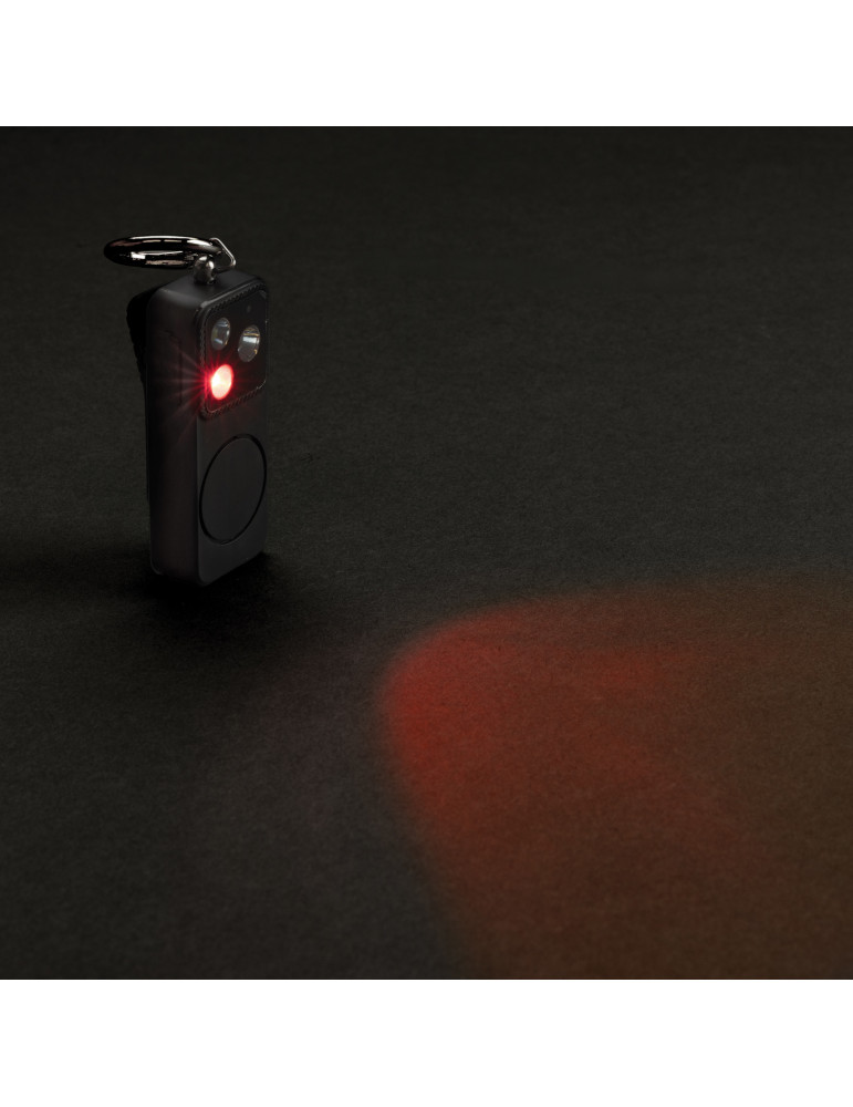 Porte-clés alarme GuardBuddy RCS rechargeable personnalisable