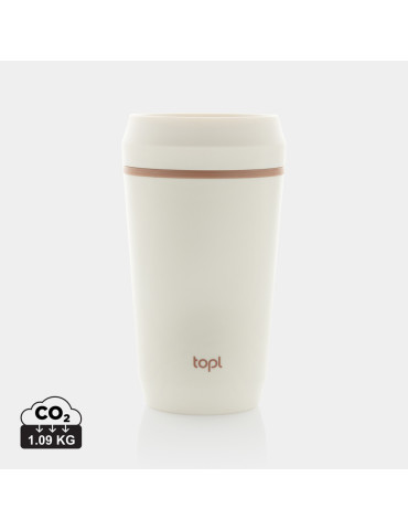 Mug Topl 354 ml en plastique recyclé à couvercle 360° personnalisable