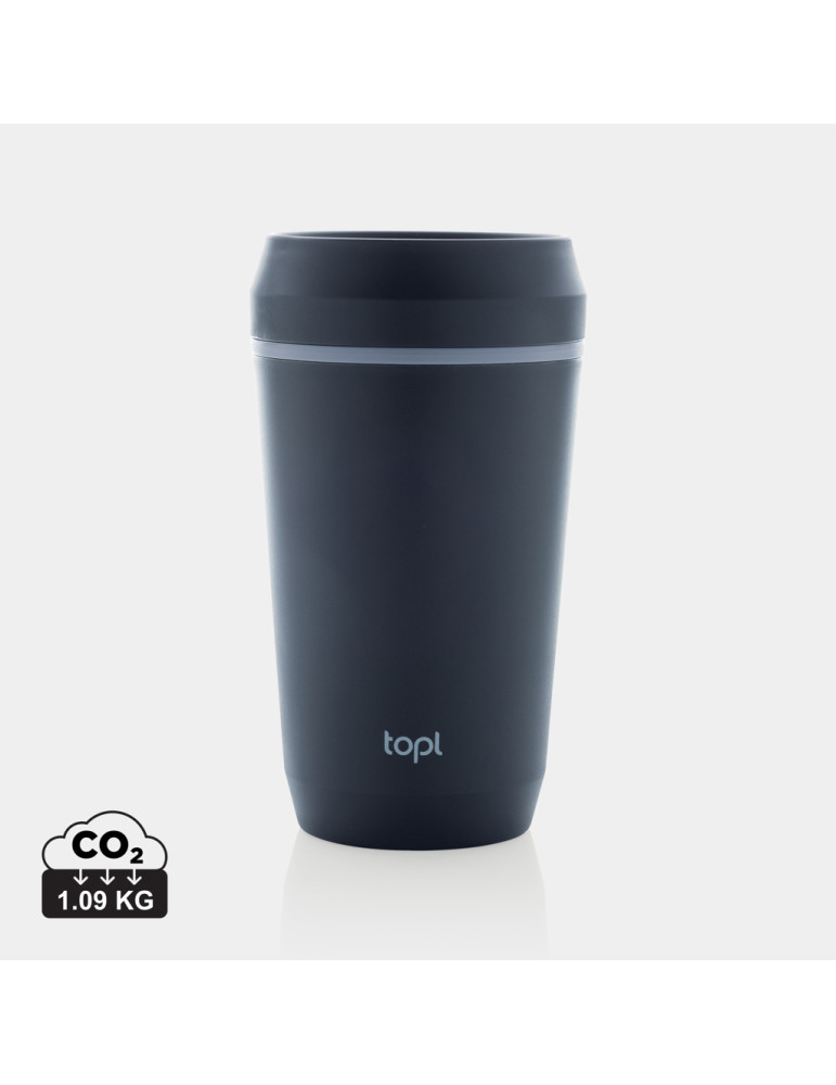 Mug Topl 354 ml en plastique recyclé à couvercle 360° personnalisable