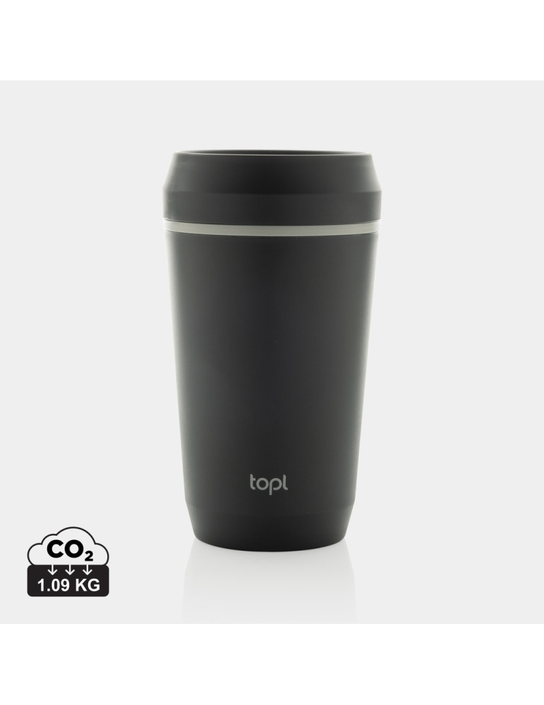 Mug Topl 354 ml en plastique recyclé à couvercle 360° personnalisable