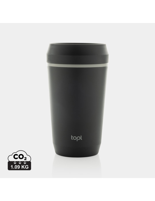 Mug Topl 354 ml en plastique recyclé à couvercle 360° personnalisable