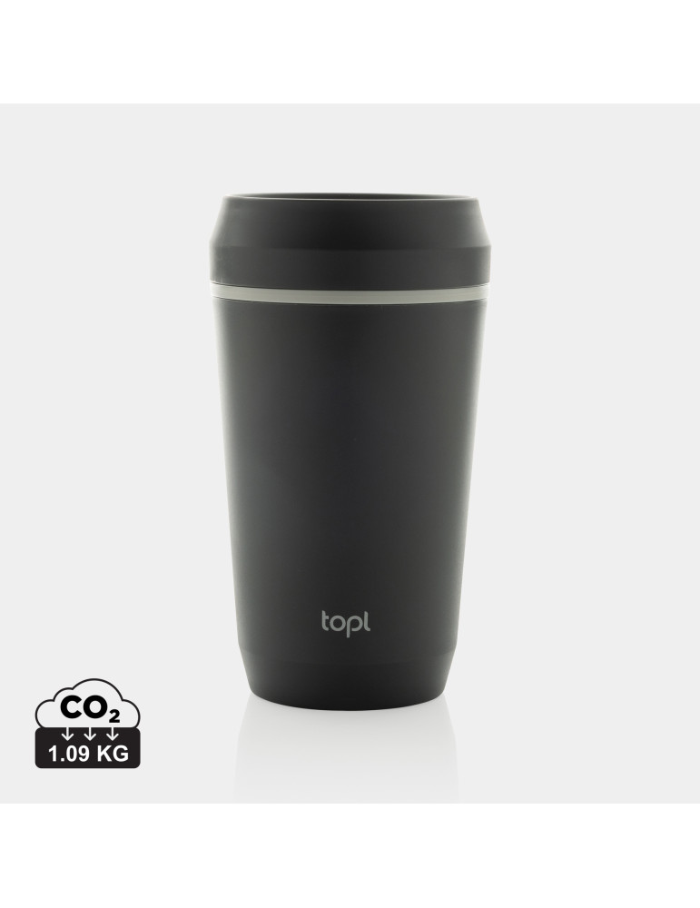 Mug Topl 354 ml en plastique recyclé à couvercle 360° personnalisable
