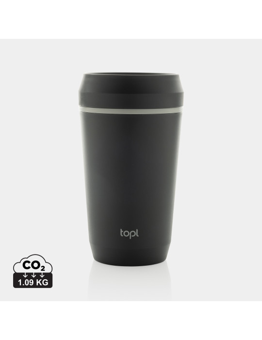 Mug Topl 354 ml en plastique recyclé à couvercle 360° personnalisable