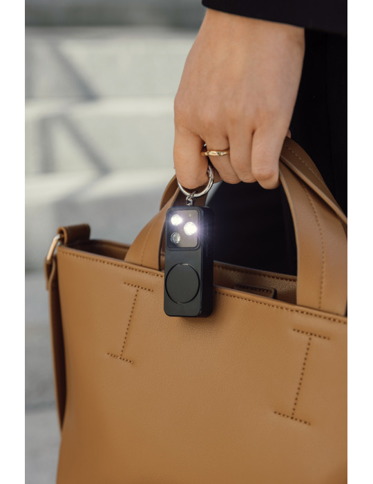 Porte-clés alarme GuardBuddy RCS rechargeable personnalisable