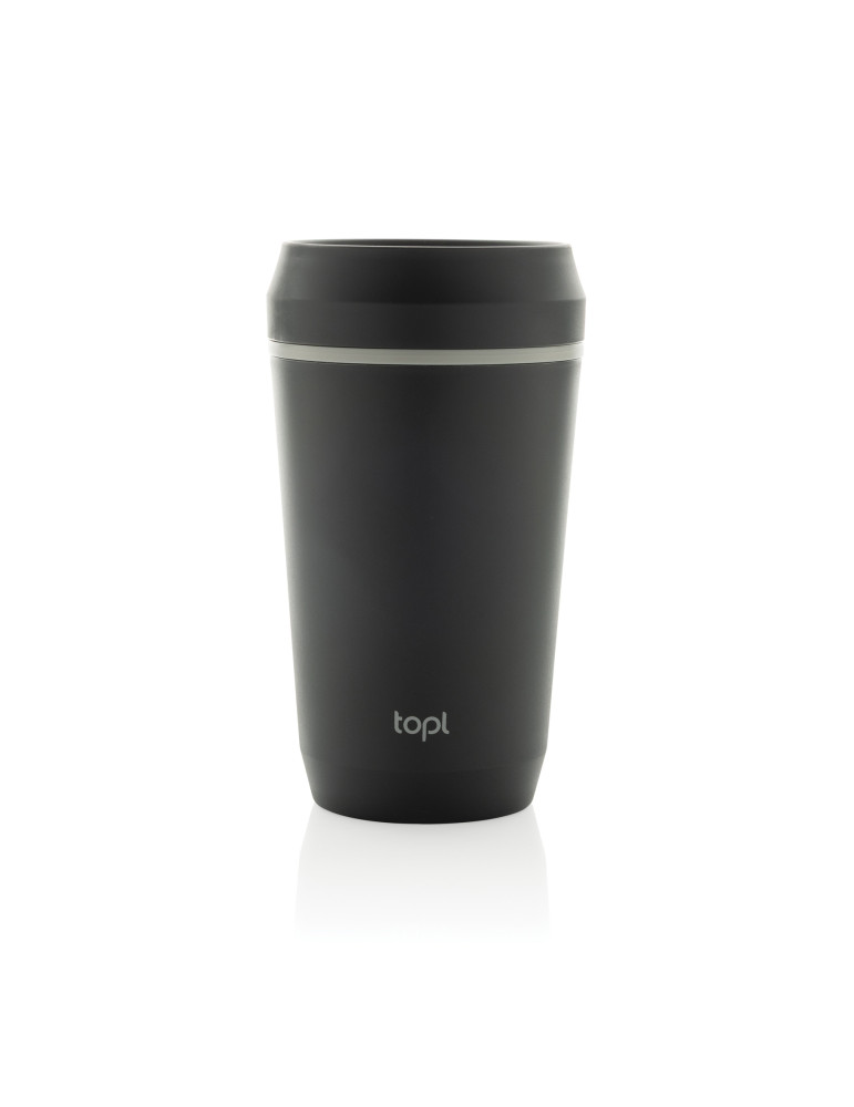Mug Topl 354 ml en plastique recyclé à couvercle 360° personnalisable