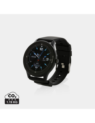 Montre connectée Swiss Peak à écran rond personnalisable