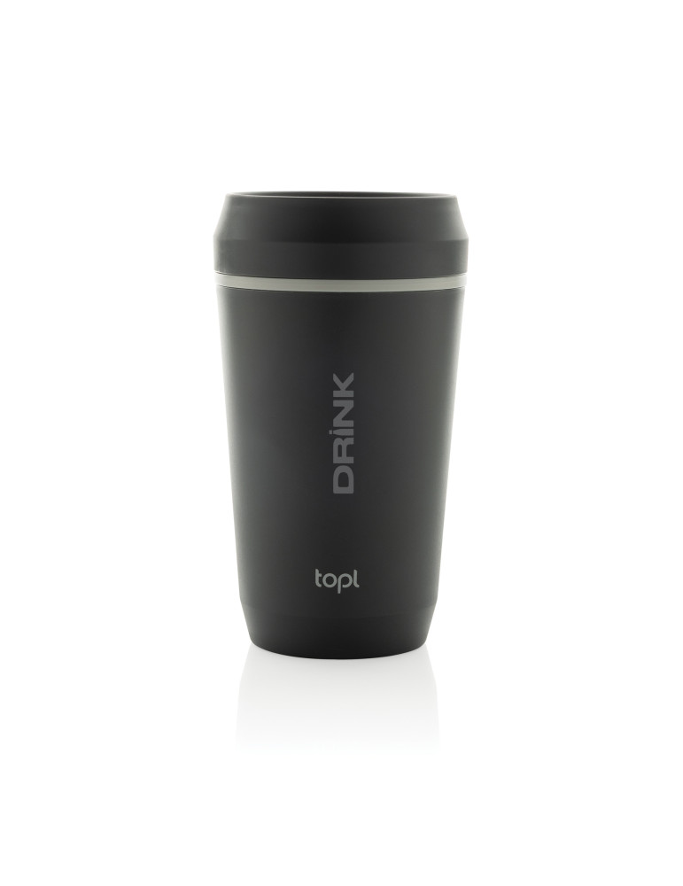 Mug Topl 354 ml en plastique recyclé à couvercle 360° personnalisable