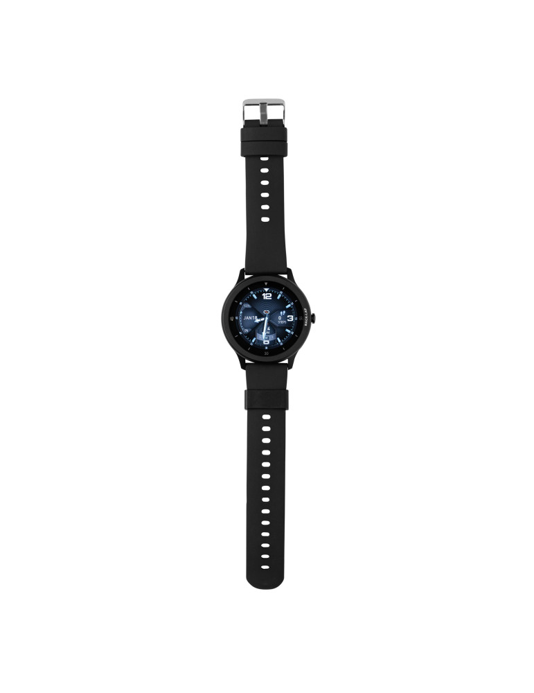 Montre connectée Swiss Peak à écran rond personnalisable
