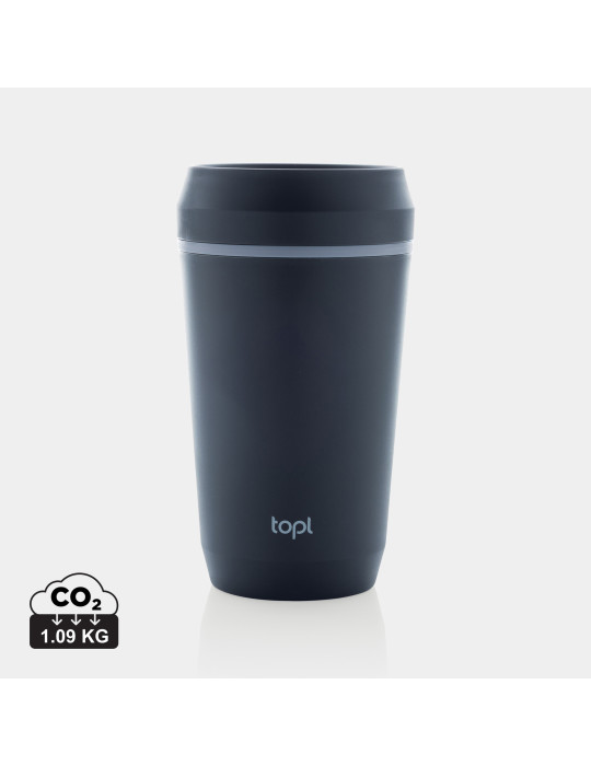 Mug Topl 354 ml en plastique recyclé à couvercle 360° personnalisable
