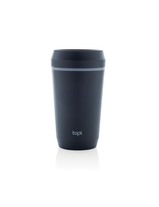 Mug Topl 354 ml en plastique recyclé à couvercle 360° personnalisable