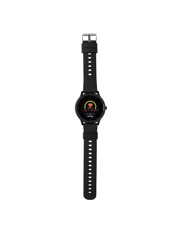 Montre connectée Swiss Peak à écran rond personnalisable