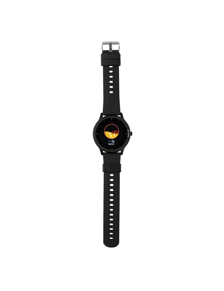 Montre connectée Swiss Peak à écran rond personnalisable