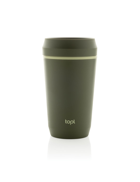 Mug Topl 354 ml en plastique recyclé à couvercle 360° personnalisable