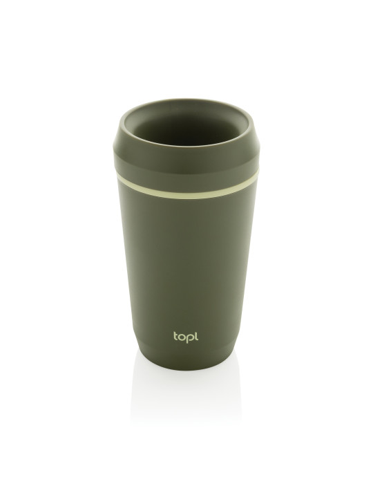 Mug Topl 354 ml en plastique recyclé à couvercle 360° personnalisable