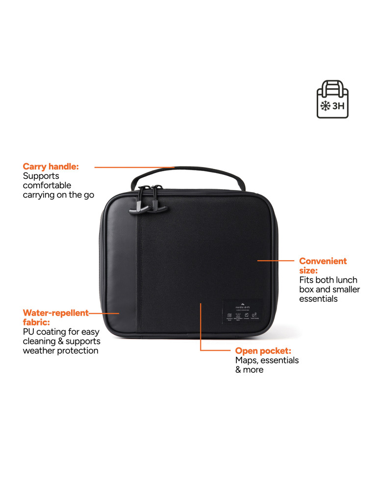 Sac isotherme déjeuner déperlant Nordic Drift Storm RCS personnalisable
