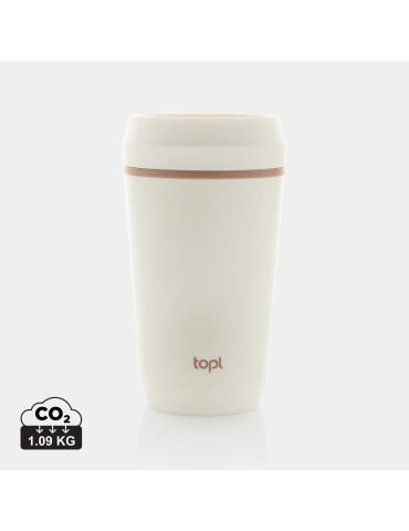 Mug Topl 354 ml en plastique recyclé à couvercle 360° personnalisable 2
