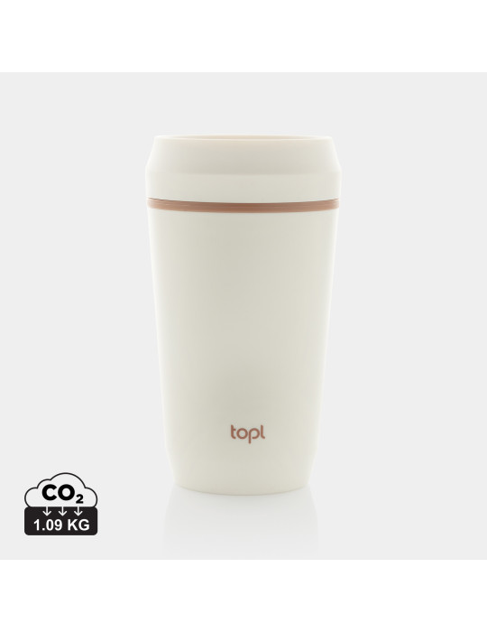 Mug Topl 354 ml en plastique recyclé à couvercle 360° personnalisable