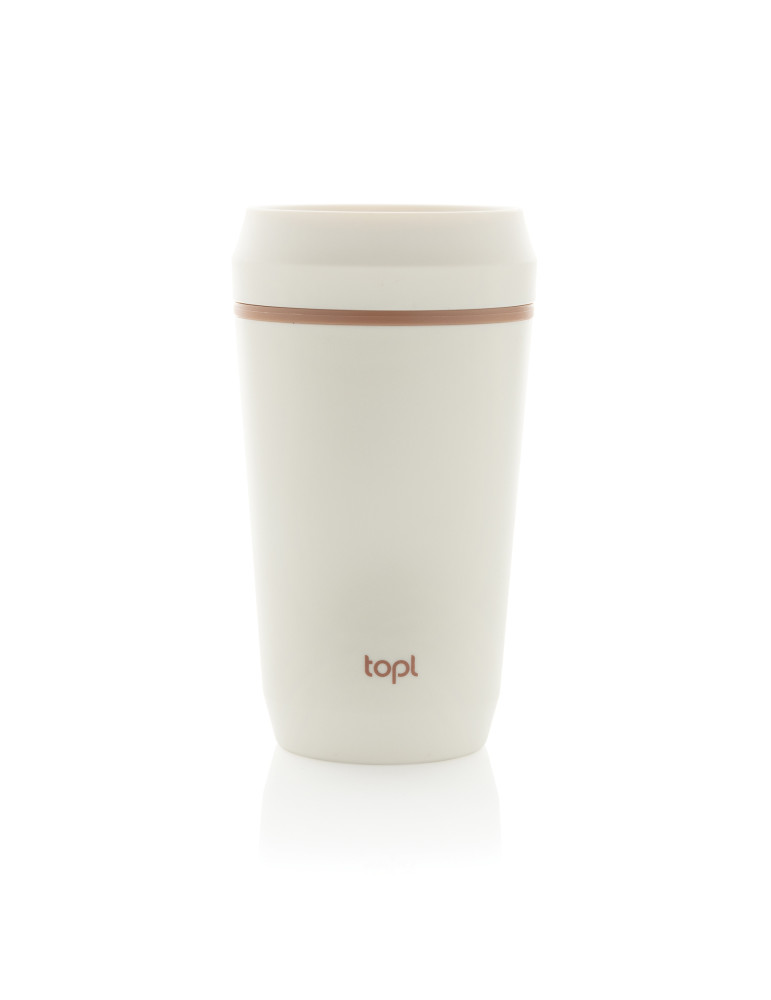 Mug Topl 354 ml en plastique recyclé à couvercle 360° personnalisable