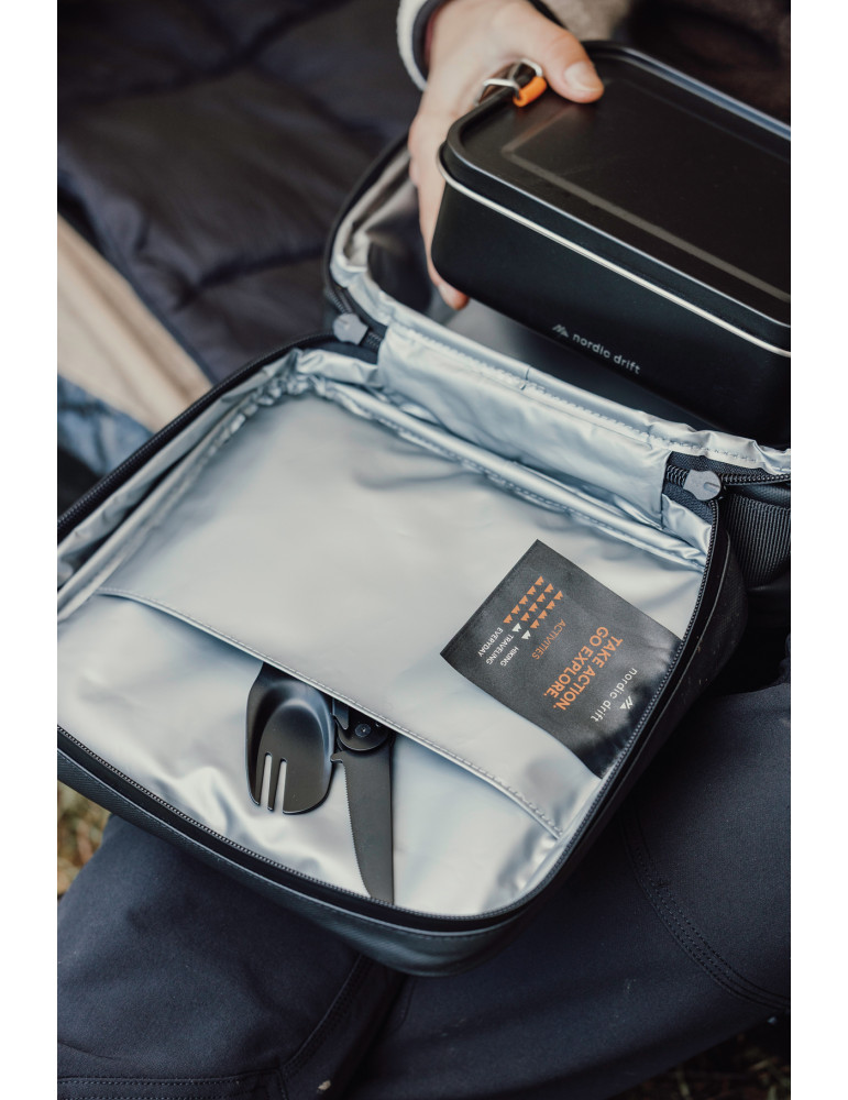 Sac isotherme déjeuner déperlant Nordic Drift Storm RCS personnalisable