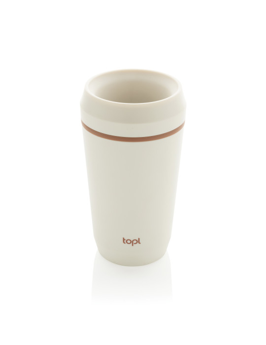 Mug Topl 354 ml en plastique recyclé à couvercle 360° personnalisable
