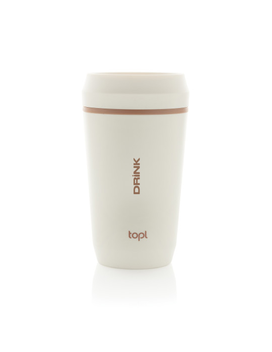 Mug Topl 354 ml en plastique recyclé à couvercle 360° personnalisable
