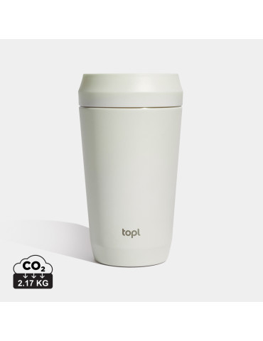Mug Topl 354 ml en acier recyclé à couvercle 360° personnalisable