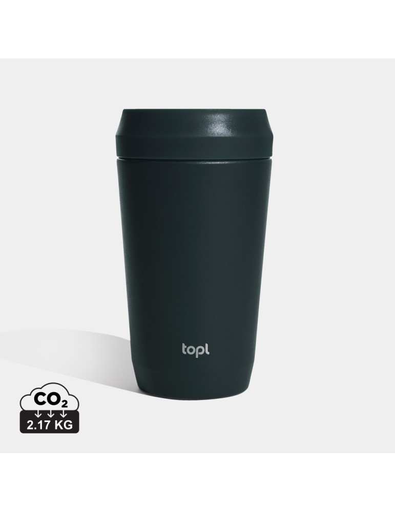 Mug Topl 354 ml en acier recyclé à couvercle 360° personnalisable