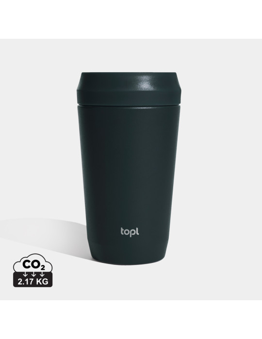 Mug Topl 354 ml en acier recyclé à couvercle 360° personnalisable