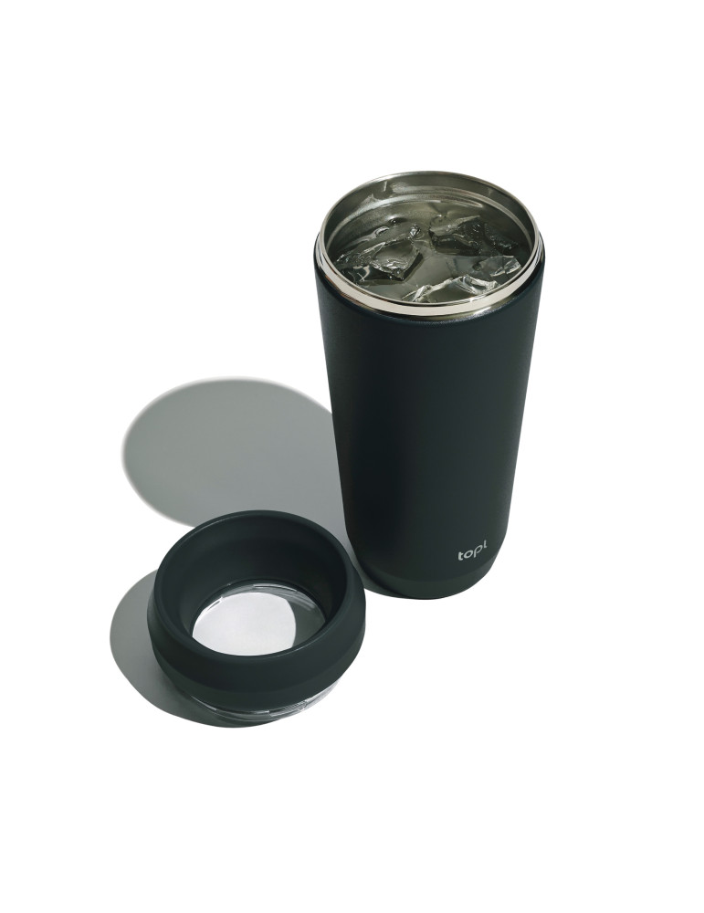 Mug Topl 354 ml en acier recyclé à couvercle 360° personnalisable