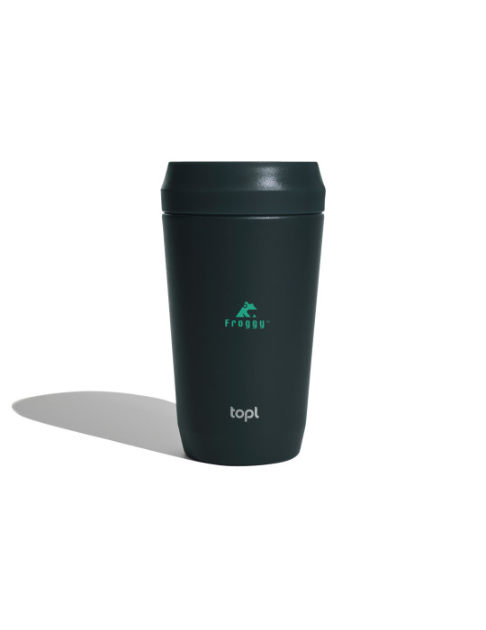 Mug Topl 354 ml en acier recyclé à couvercle 360° personnalisable