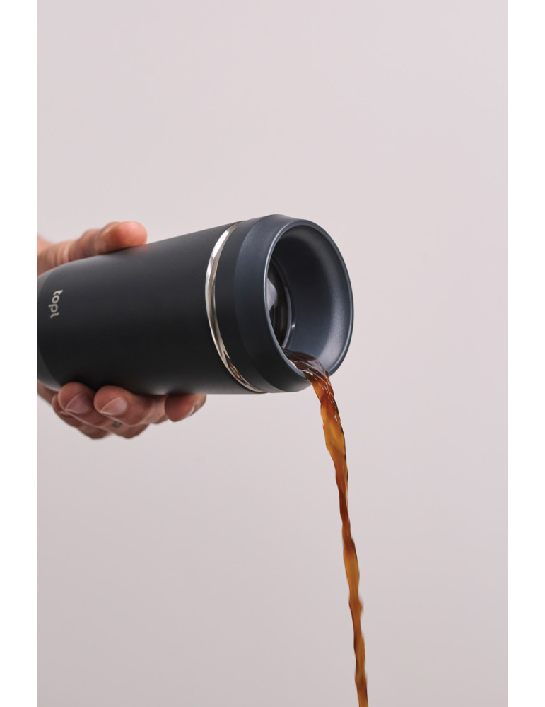 Mug Topl 354 ml en acier recyclé à couvercle 360° personnalisable