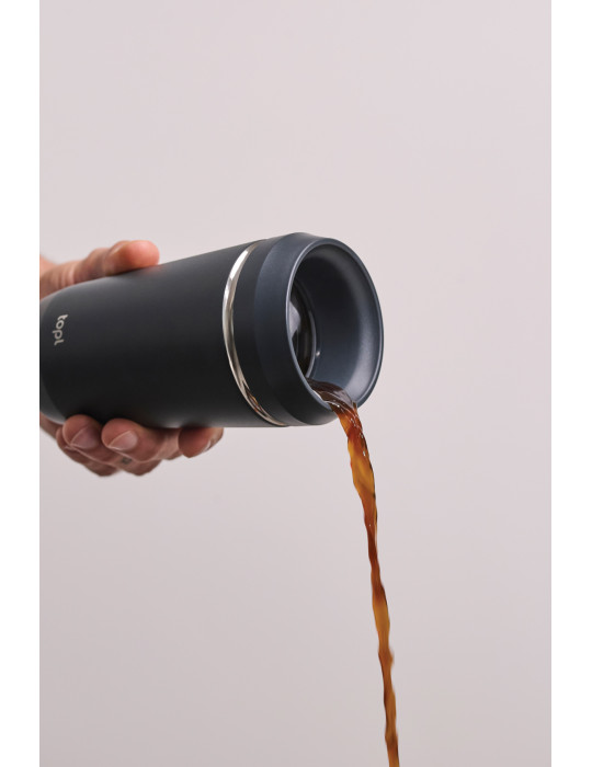 Mug Topl 354 ml en acier recyclé à couvercle 360° personnalisable