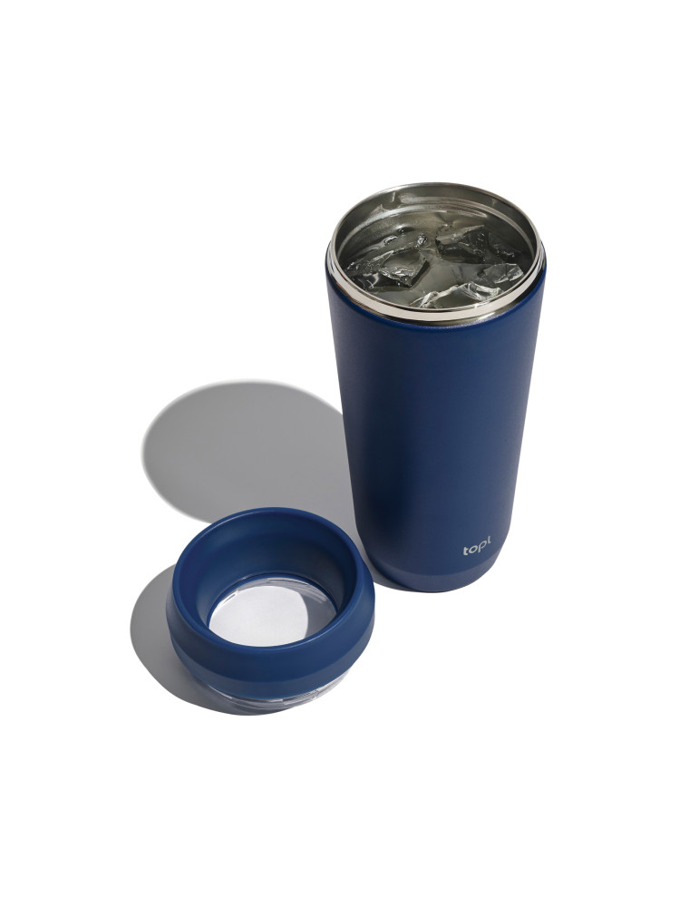 Mug Topl 354 ml en acier recyclé à couvercle 360° personnalisable