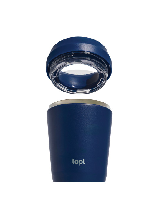 Mug Topl 354 ml en acier recyclé à couvercle 360° personnalisable