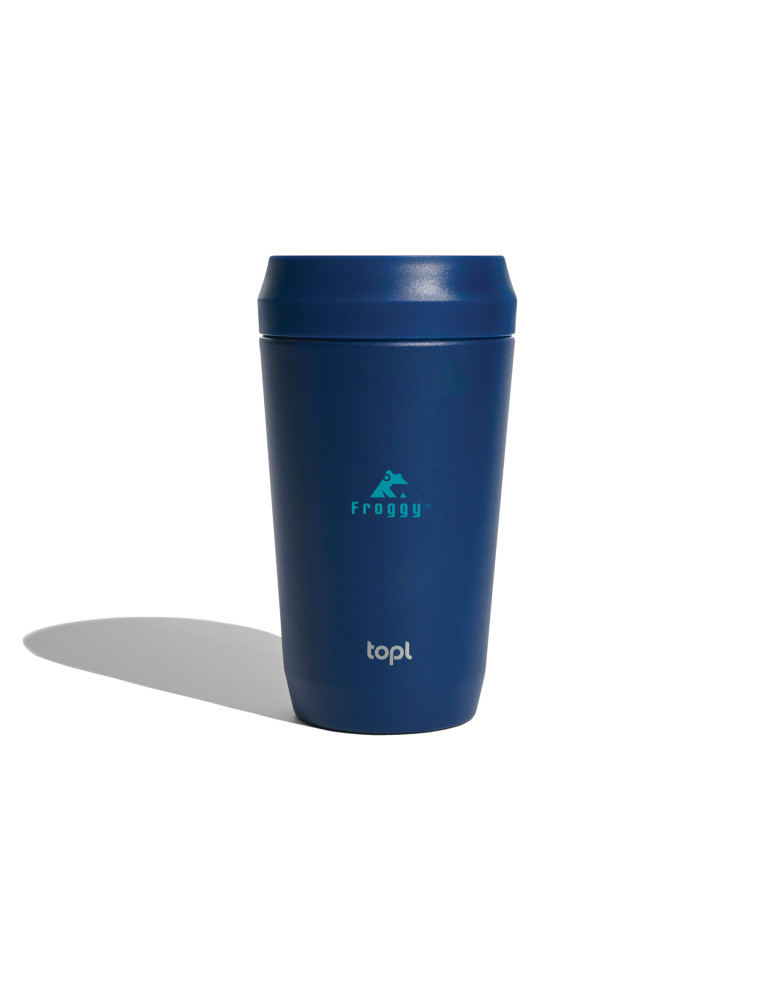 Mug Topl 354 ml en acier recyclé à couvercle 360° personnalisable