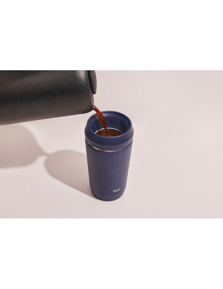 Mug Topl 354 ml en acier recyclé à couvercle 360° personnalisable