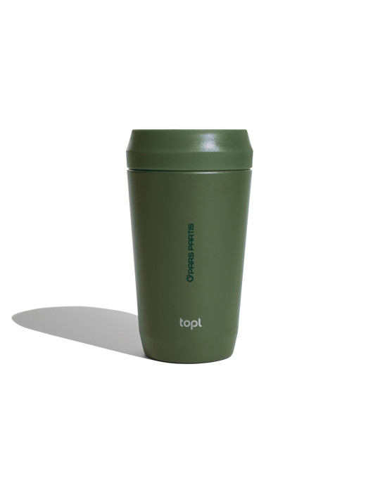 Mug Topl 354 ml en acier recyclé à couvercle 360° personnalisable