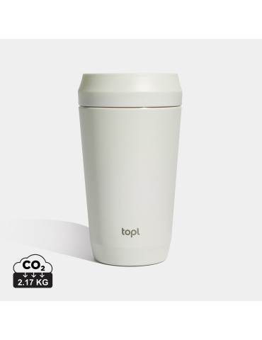 Mug Topl 354 ml en acier recyclé à couvercle 360° personnalisable 2