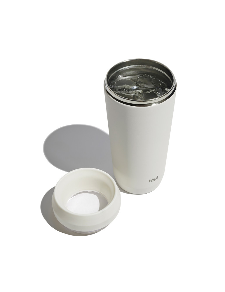 Mug Topl 354 ml en acier recyclé à couvercle 360° personnalisable