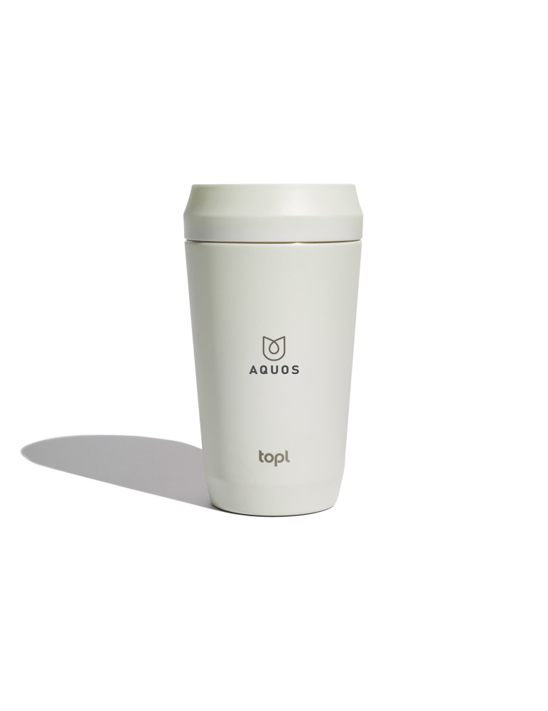 Mug Topl 354 ml en acier recyclé à couvercle 360° personnalisable