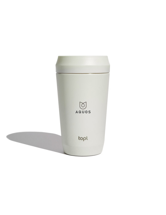 Mug Topl 354 ml en acier recyclé à couvercle 360° personnalisable
