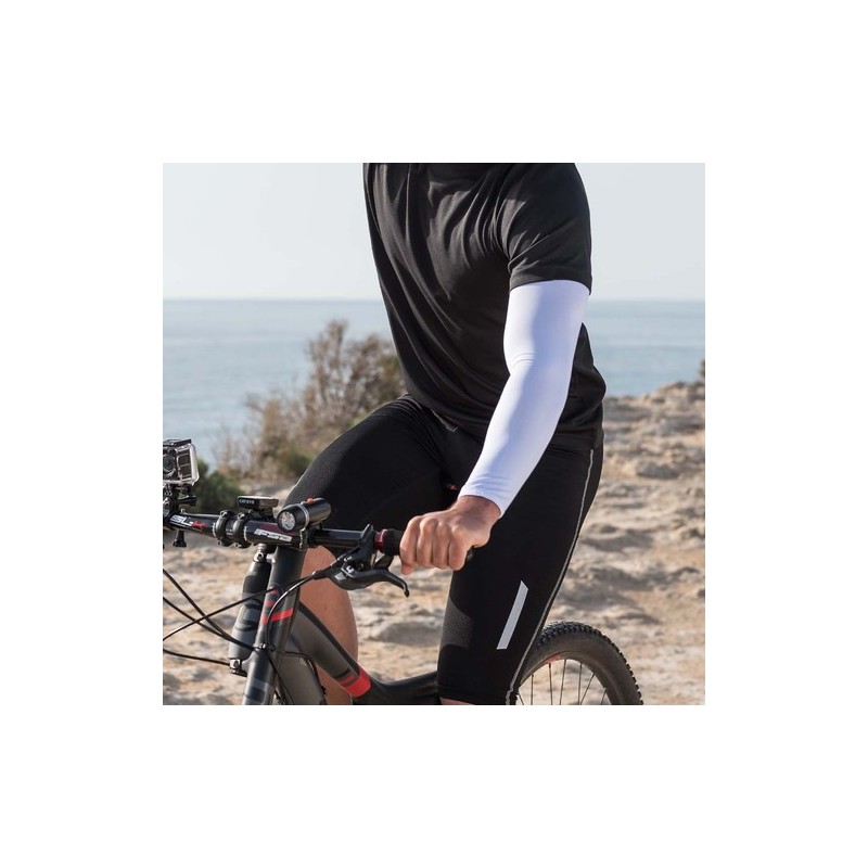 Manchon Personnalisé Sportif pour Bras Duttier Matières : élasthanne Couleurs : blanc cadeau collaborateur premium