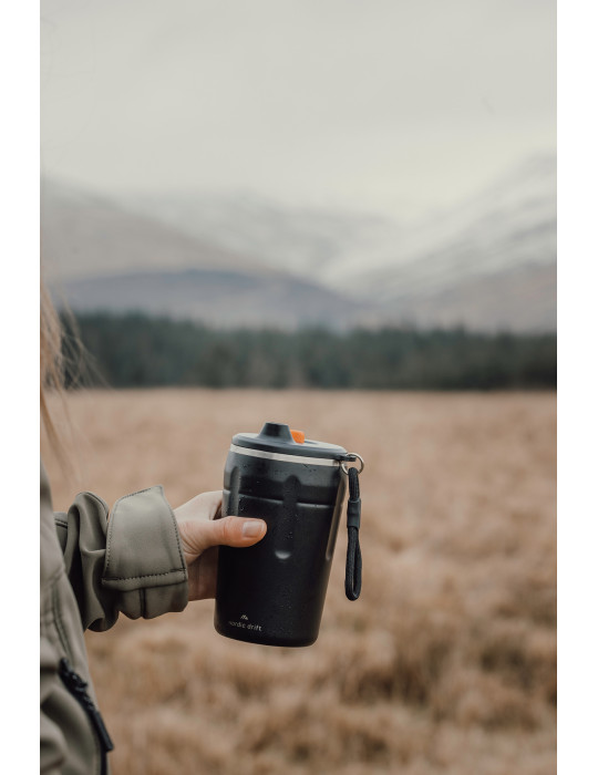 Tasse à café étanche 350ml Nordic Drift Trail RCS personnalisable