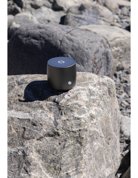 Enceinte Swiss Peak 3 W en aluminium recyclé personnalisable