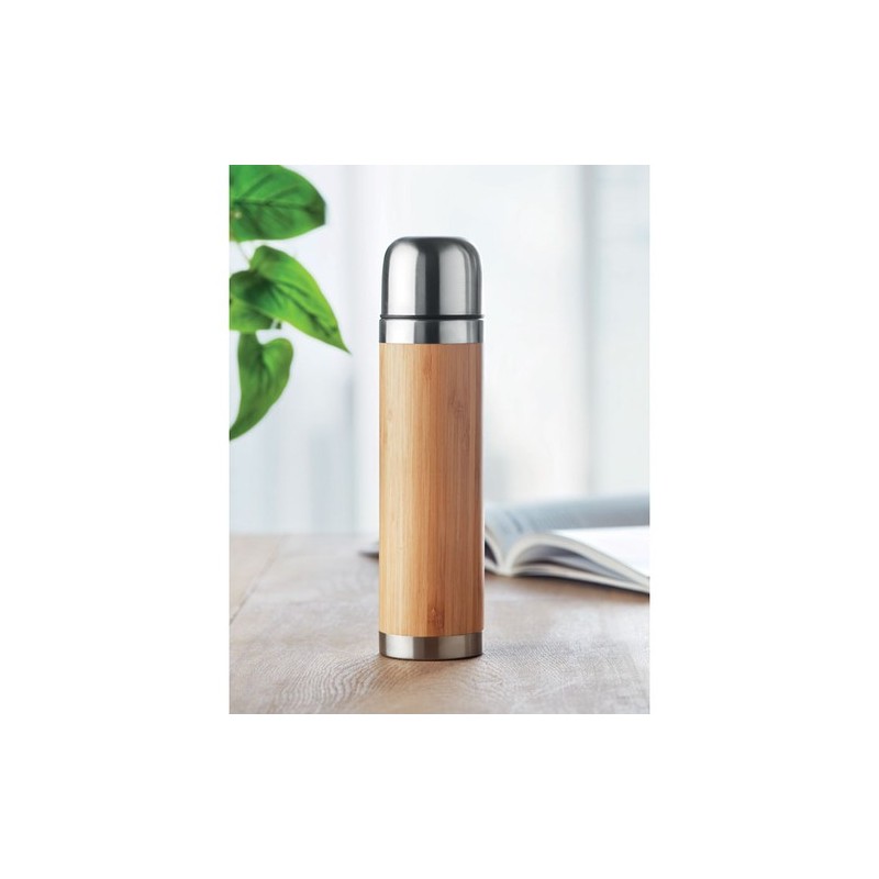Bouteille Isotherme CHAN BAMBOO - Élégance Naturelle